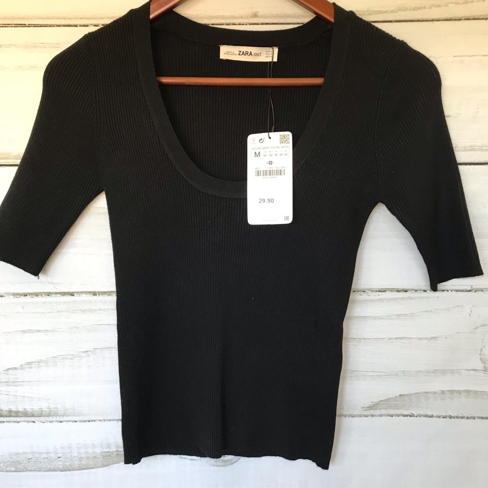 Zara knitted top